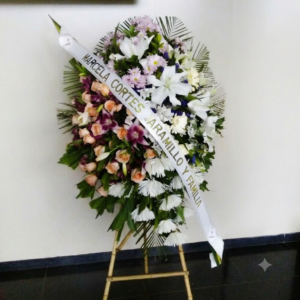 Lirios y Rosas en Tonos Pastel